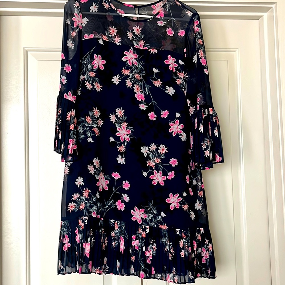 Beautiful fit and flare with slight pleats